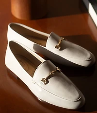 Sam Edelman Loraine Leather Bit Buckle Flat Loafers