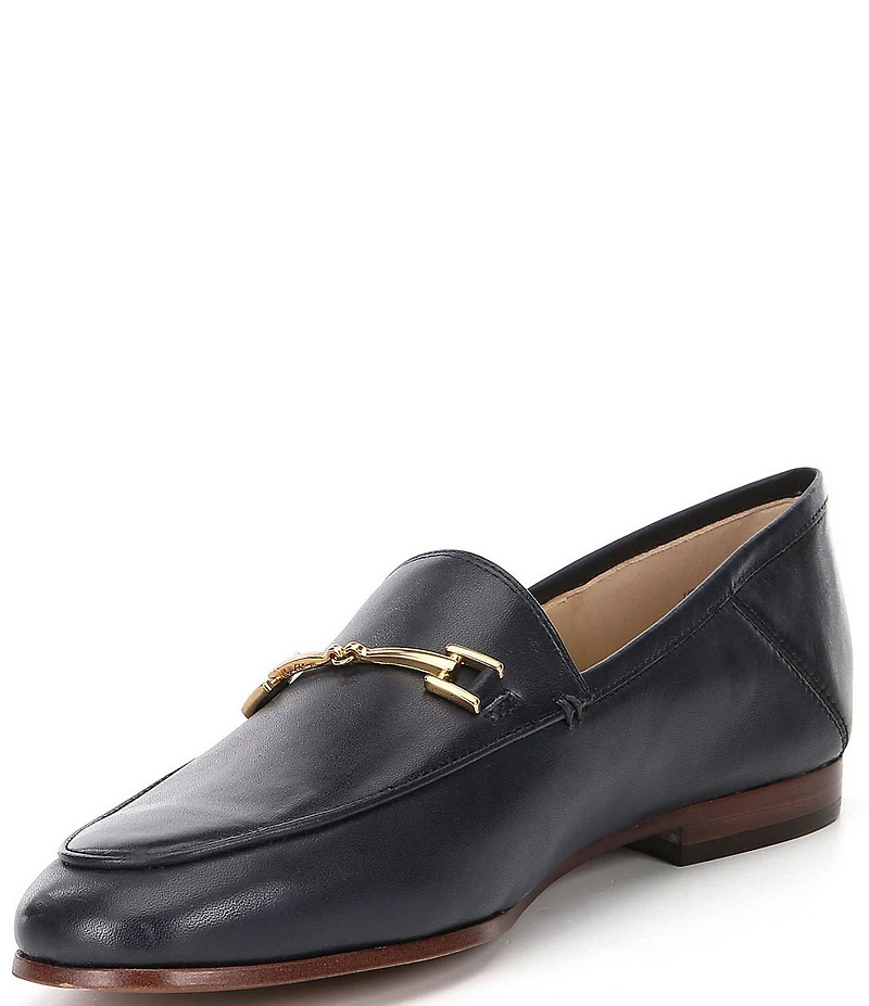 Sam Edelman Loraine Leather Bit Buckle Flat Loafers
