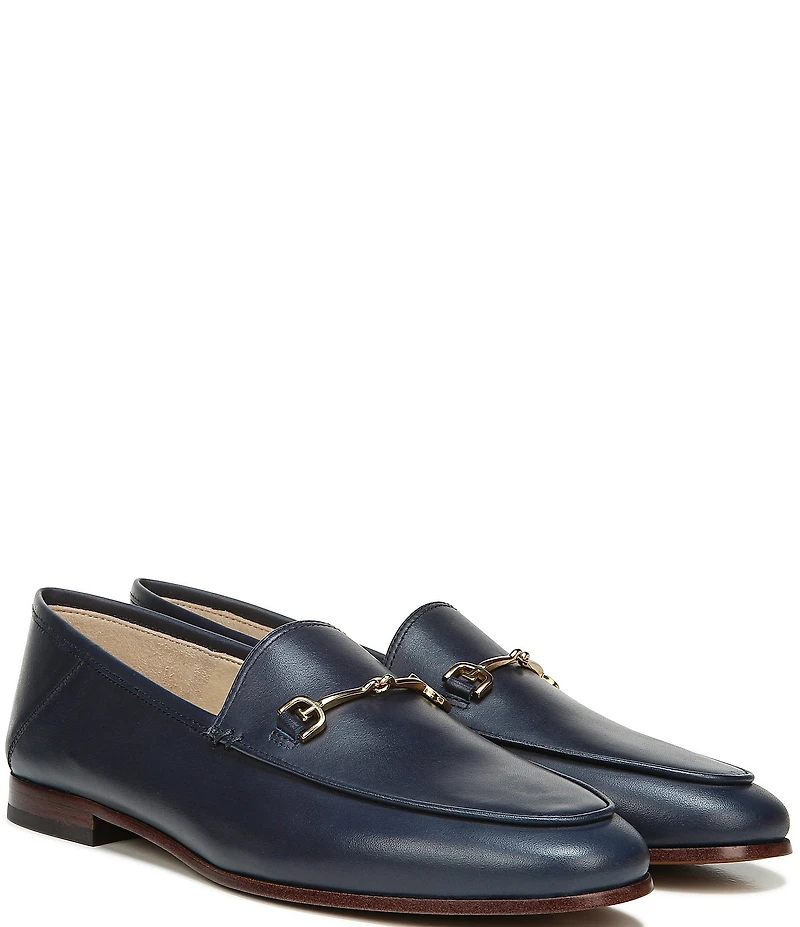 Sam Edelman Loraine Leather Bit Buckle Flat Loafers