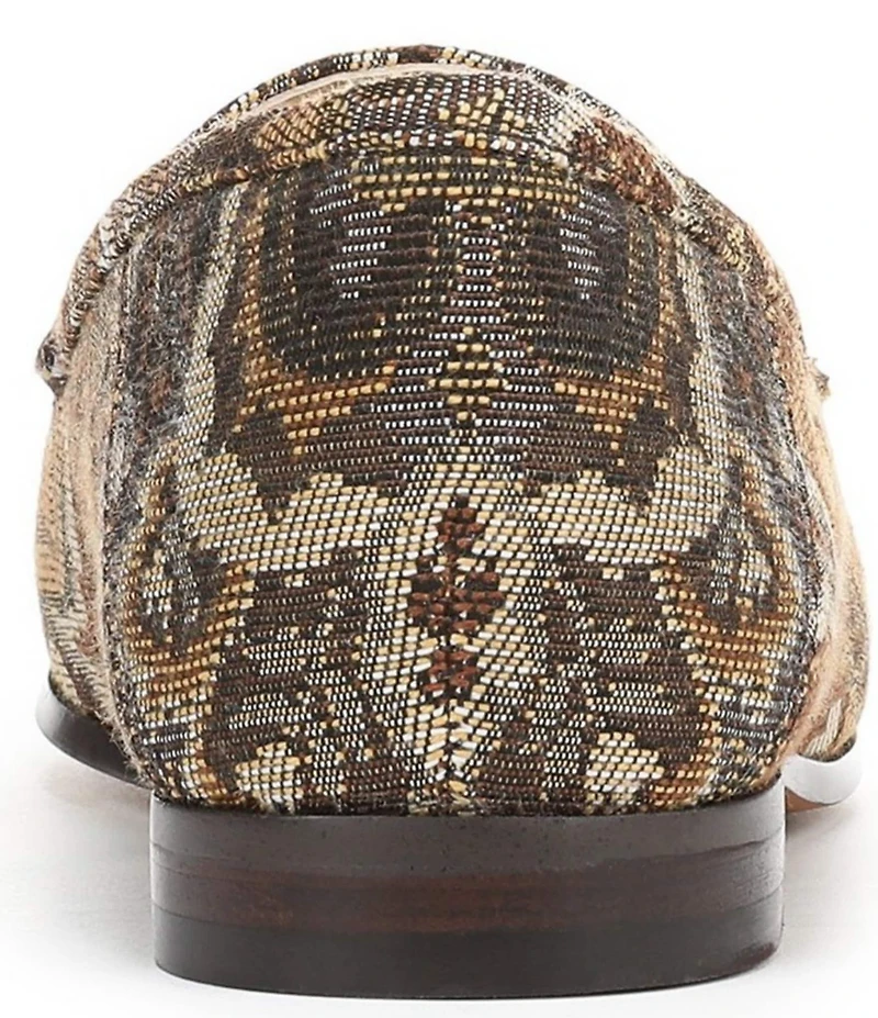 Sam Edelman Loraine Paisley Print Fabric Bit Buckle Loafers