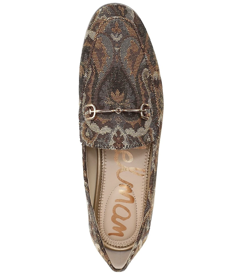 Sam Edelman Loraine Paisley Print Fabric Bit Buckle Loafers