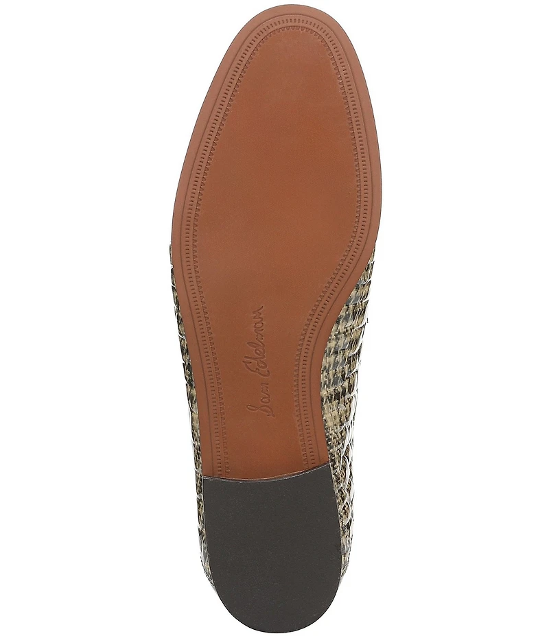 Sam Edelman Loraine Plaid Patent Leather Bit Buckle Loafers