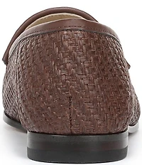 Sam Edelman Loraine Raffia Bit Buckle Loafers