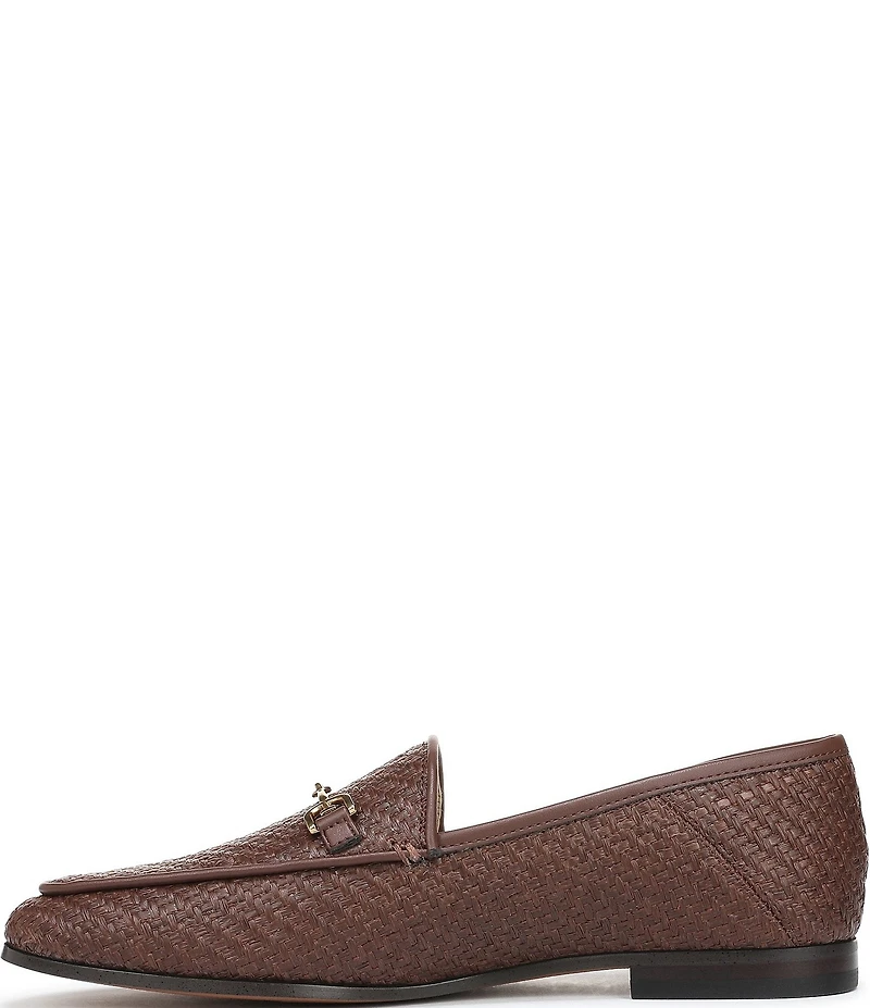 Sam Edelman Loraine Raffia Bit Buckle Loafers