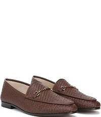 Sam Edelman Loraine Raffia Bit Buckle Loafers