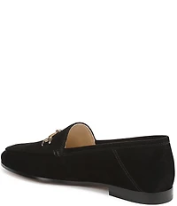 Sam Edelman Loraine Suede Bit Buckle Loafers
