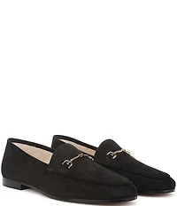 Sam Edelman Loraine Suede Bit Buckle Loafers
