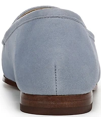 Sam Edelman Loraine Suede Bit Buckle Loafers