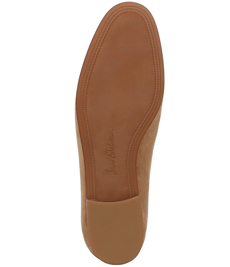 Sam Edelman Loraine Suede Bit Buckle Loafers