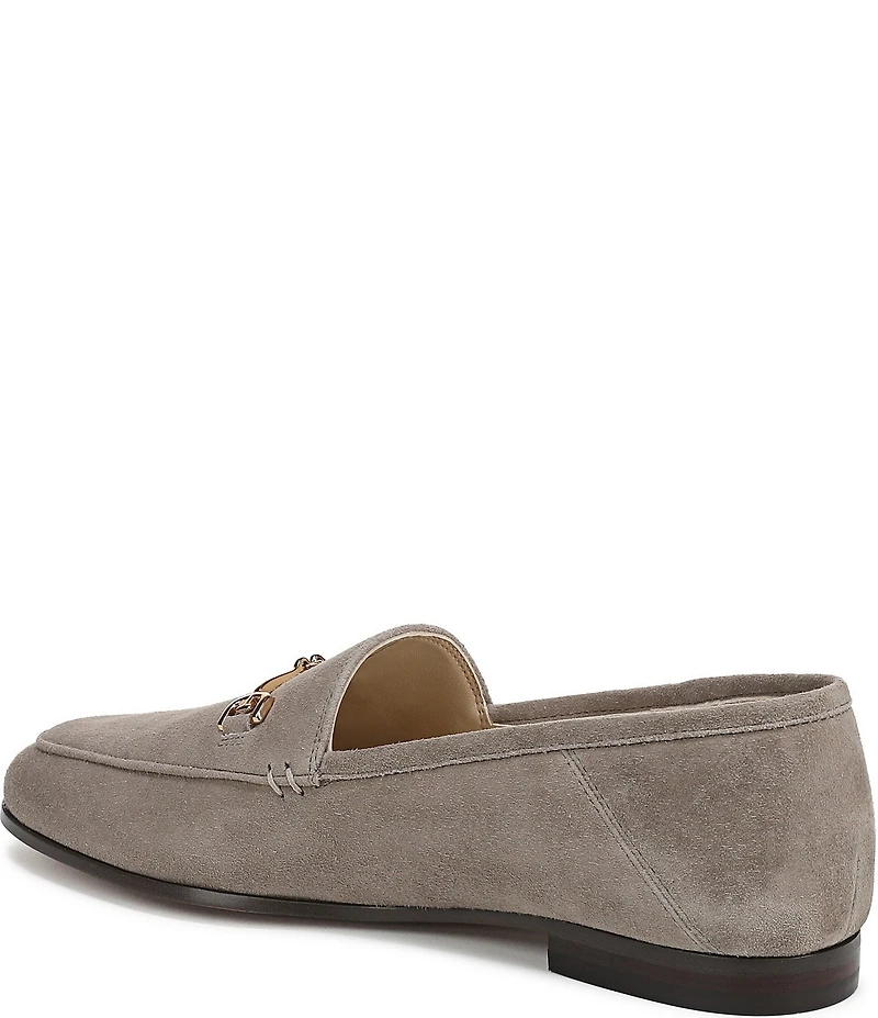 Sam Edelman Loraine Suede Bit Buckle Loafers