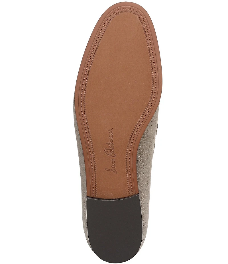 Sam Edelman Loraine Suede Bit Buckle Loafers