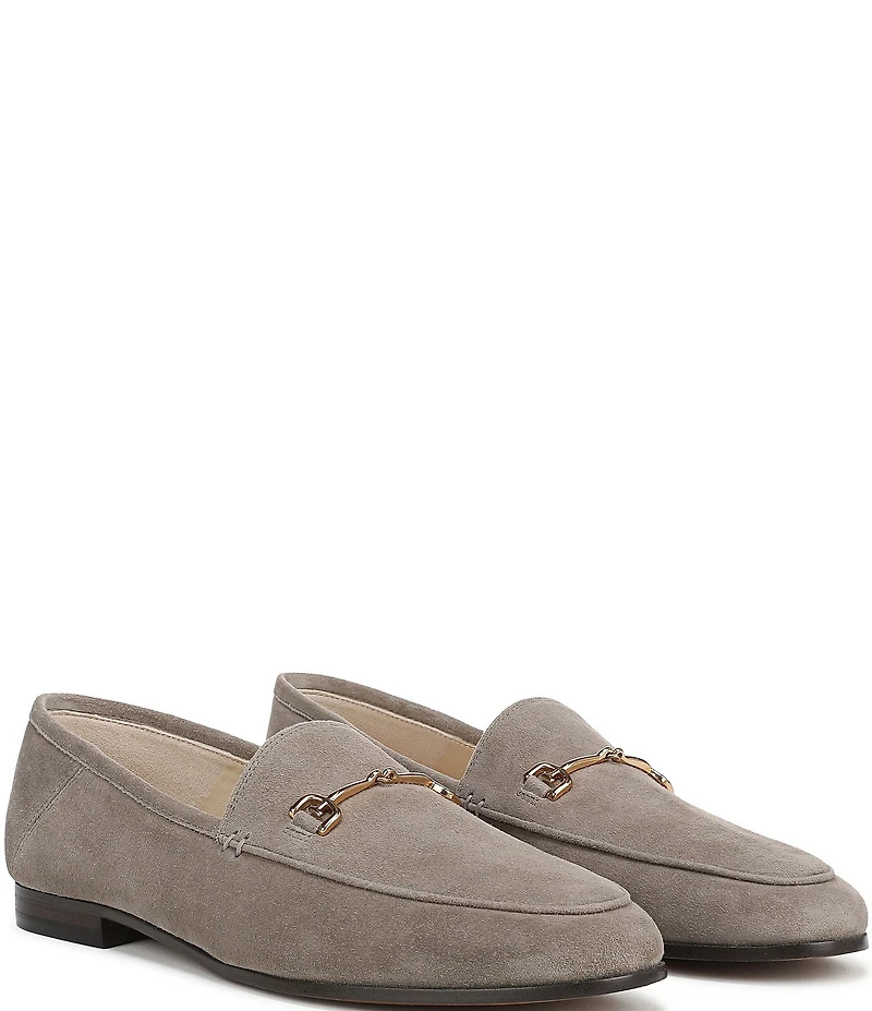 Sam Edelman Loraine Suede Bit Buckle Loafers