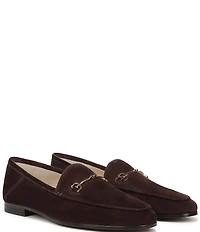 Sam Edelman Loraine Suede Bit Buckle Loafers