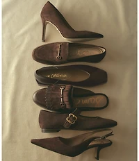 Sam Edelman Loraine Suede Bit Buckle Loafers