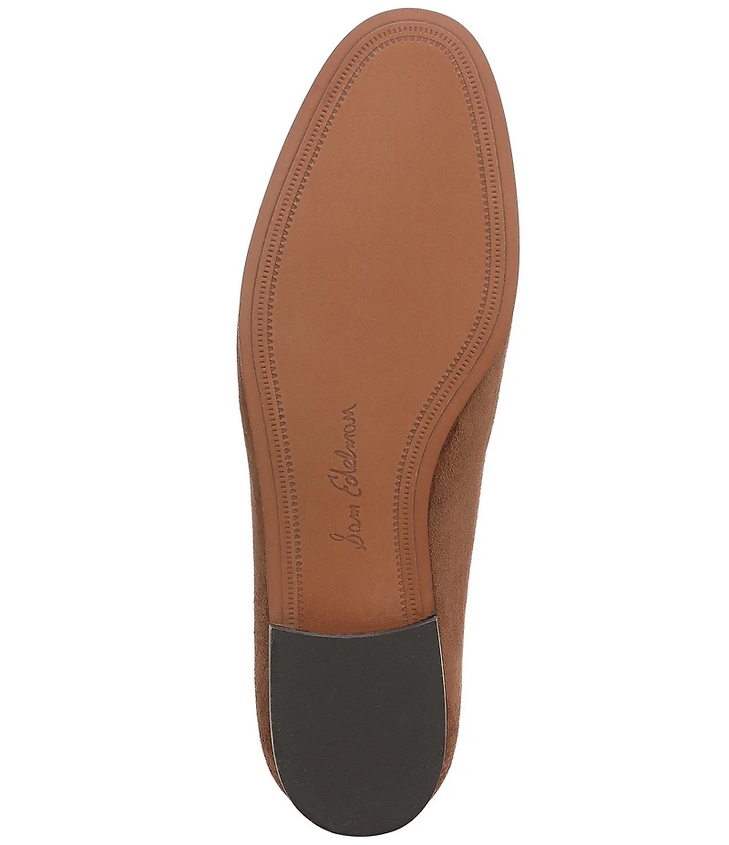 Sam Edelman Loraine Suede Bit Buckle Loafers