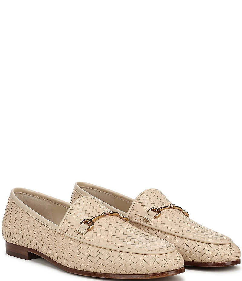 Sam Edelman Loraine Woven Bit Buckle Loafers