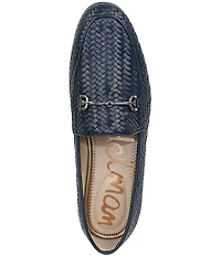 Sam Edelman Loraine Woven Bit Buckle Loafers