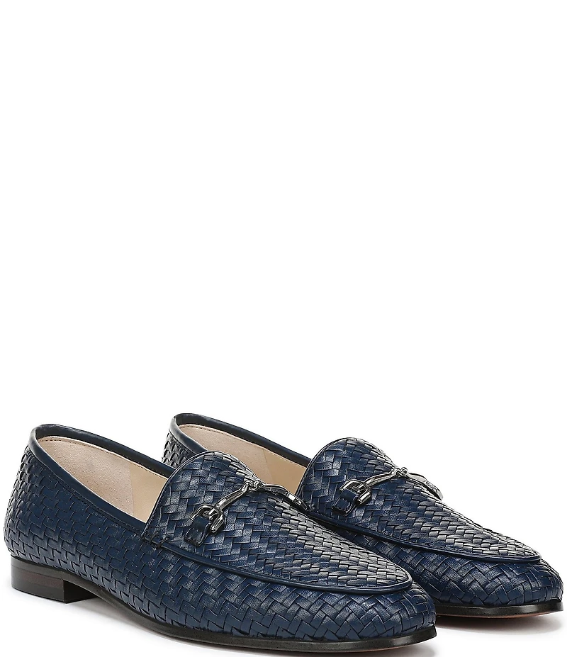 Sam Edelman Loraine Woven Bit Buckle Loafers