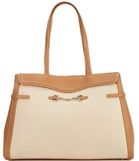 Sam Edelman Loraine Woven Bit Buckle Tote Bag