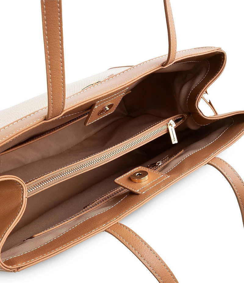 Sam Edelman Loraine Woven Bit Buckle Tote Bag