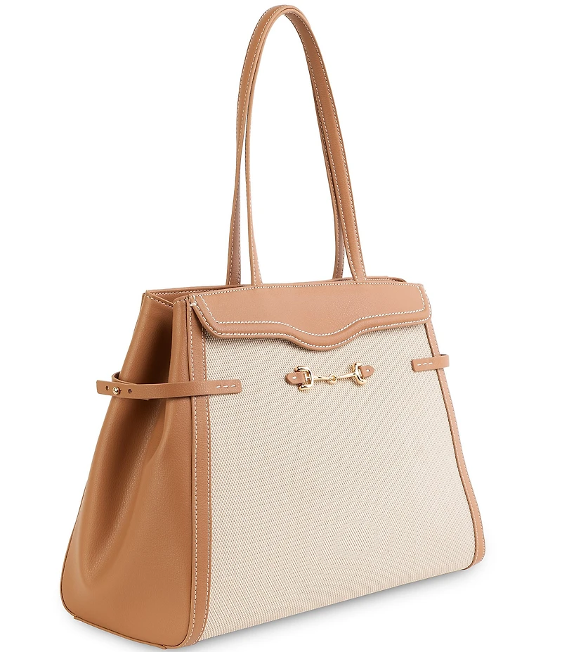 Sam Edelman Loraine Woven Bit Buckle Tote Bag