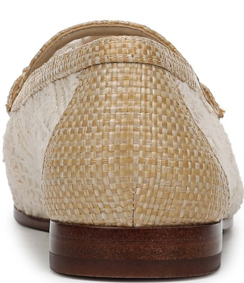 Sam Edelman Loraine Woven Floral Lace Bit Buckle Loafers