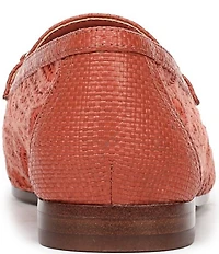 Sam Edelman Loraine Woven Floral Lace Bit Buckle Loafers