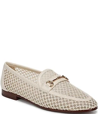 Sam Edelman Loraine Woven Mesh Bit Buckle Loafers