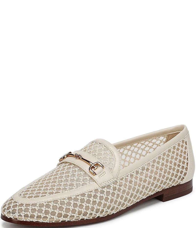 Sam Edelman Loraine Woven Mesh Bit Buckle Loafers