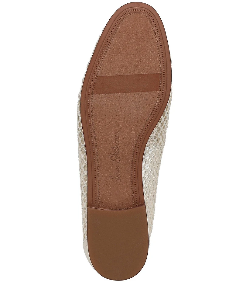 Sam Edelman Loraine Woven Mesh Bit Buckle Loafers