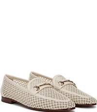 Sam Edelman Loraine Woven Mesh Bit Buckle Loafers