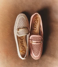 Sam Edelman Loraine Woven Mesh Bit Buckle Loafers