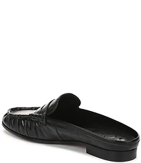 Sam Edelman Louella Eel Print Leather Penny Loafer Mules