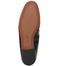Sam Edelman Louella Eel Print Leather Penny Loafer Mules