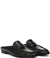 Sam Edelman Louella Eel Print Leather Penny Loafer Mules