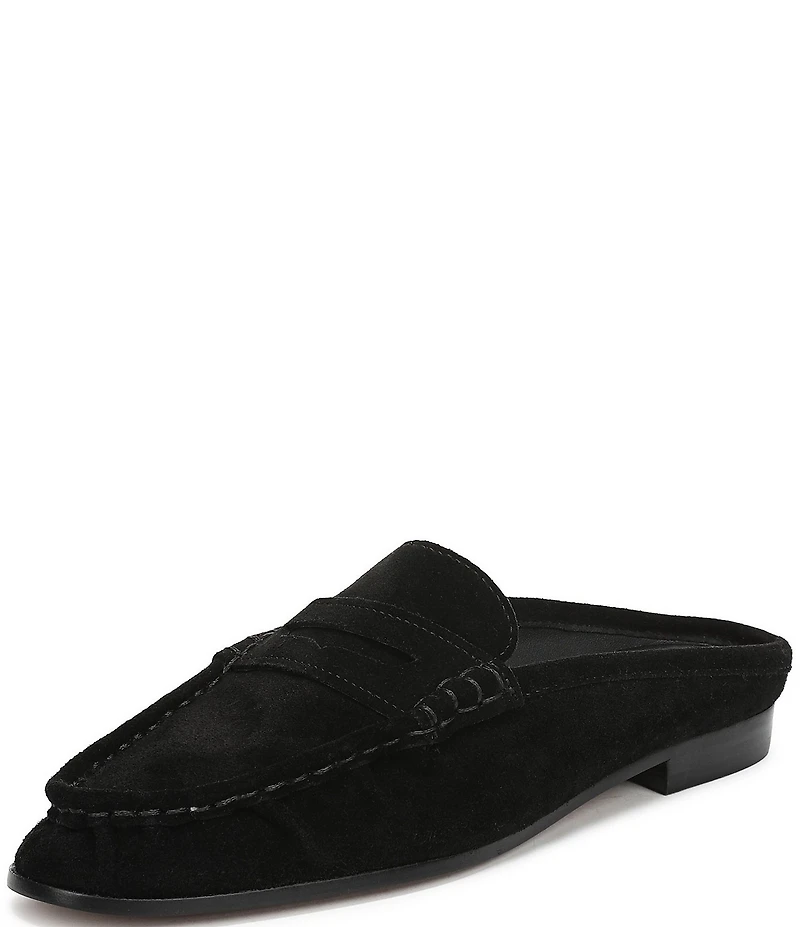 Sam Edelman Louella Suede Penny Loafer Mules
