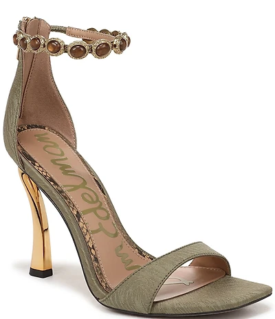 Sam Edelman Lyra Embellished Ankle Strap Dress Sandals