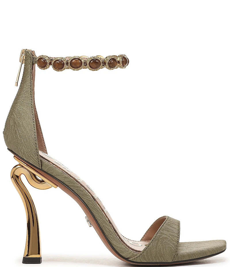 Sam Edelman Lyra Embellished Ankle Strap Dress Sandals