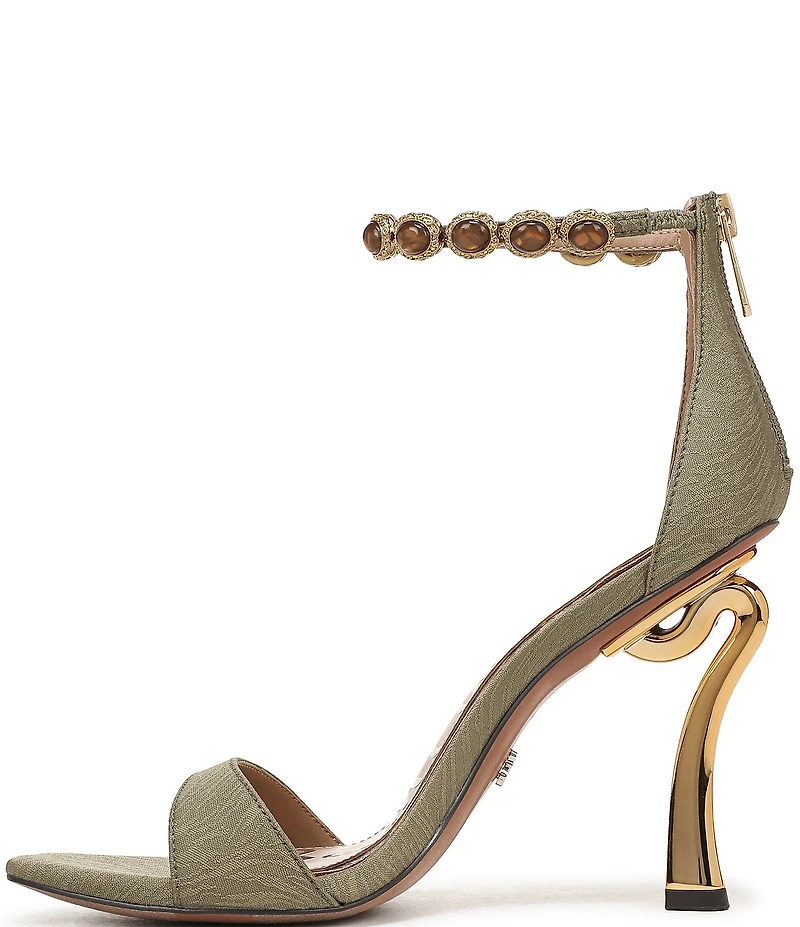 Sam Edelman Lyra Embellished Ankle Strap Dress Sandals