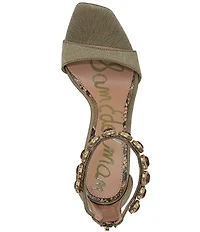 Sam Edelman Lyra Embellished Ankle Strap Dress Sandals
