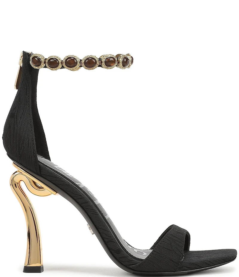 Sam Edelman Lyra Embellished Ankle Strap Dress Sandals