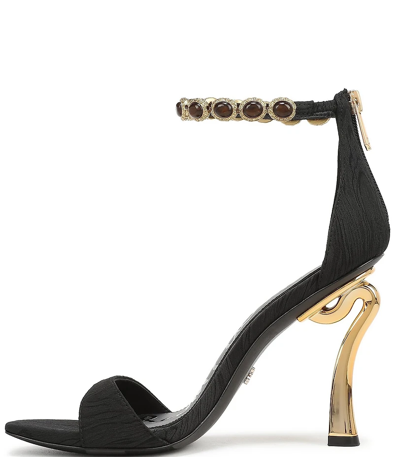 Sam Edelman Lyra Embellished Ankle Strap Dress Sandals