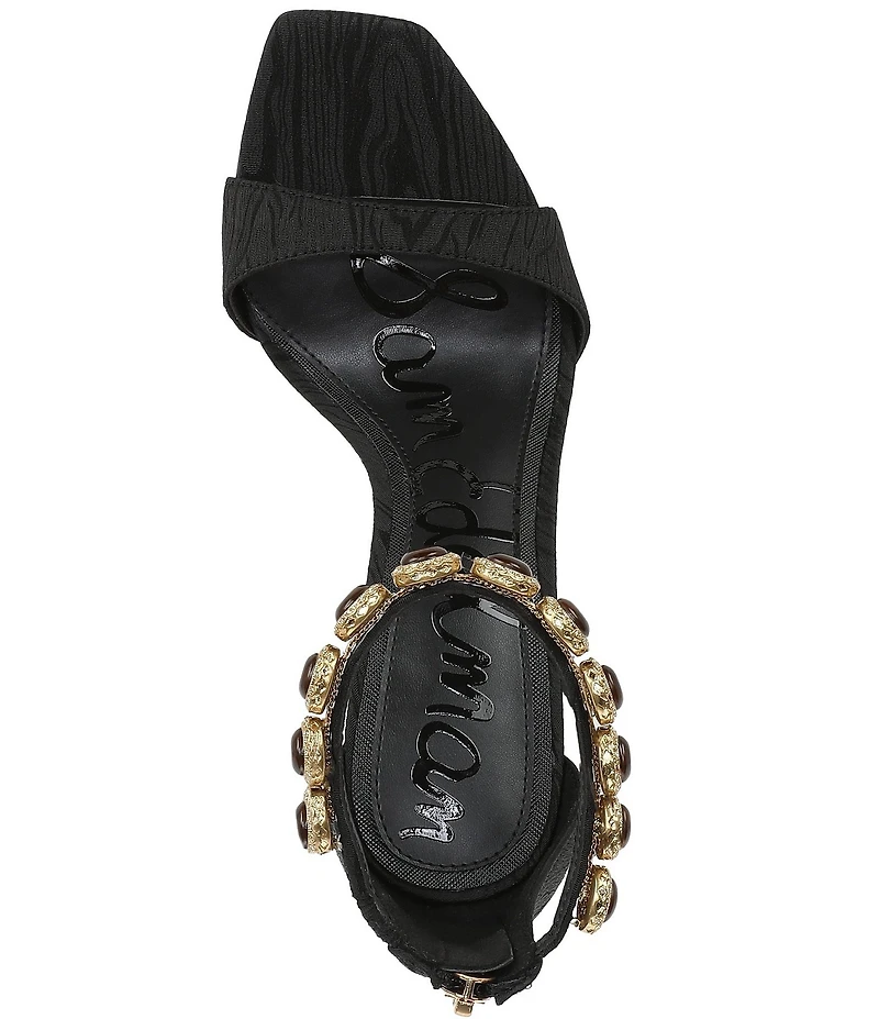 Sam Edelman Lyra Embellished Ankle Strap Dress Sandals