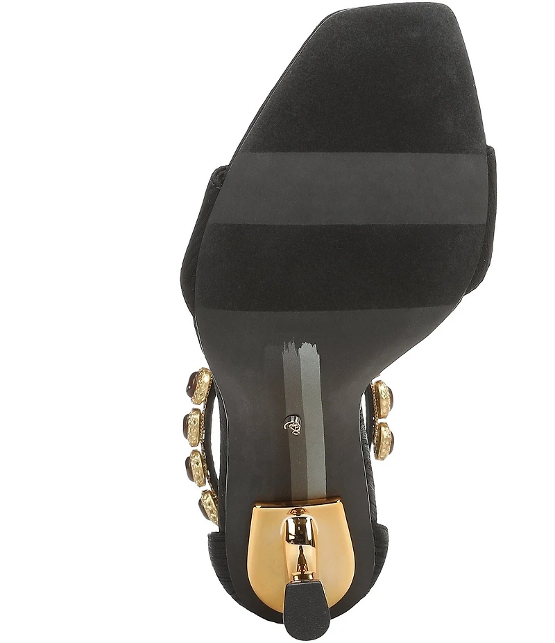 Sam Edelman Lyra Embellished Ankle Strap Dress Sandals