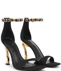Sam Edelman Lyra Embellished Ankle Strap Dress Sandals