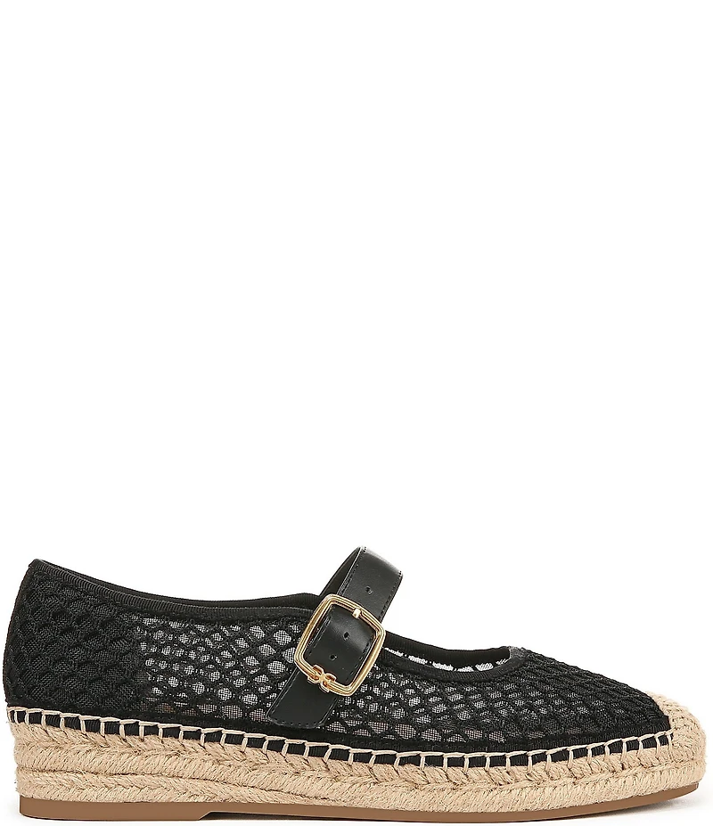 Sam Edelman Mackie Mesh Mary Jane Espadrille Flats