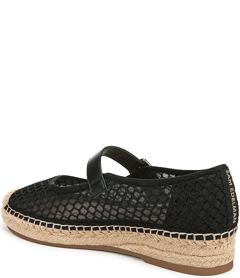 Sam Edelman Mackie Mesh Mary Jane Espadrille Flats
