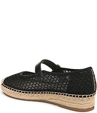 Sam Edelman Mackie Mesh Mary Jane Espadrille Flats