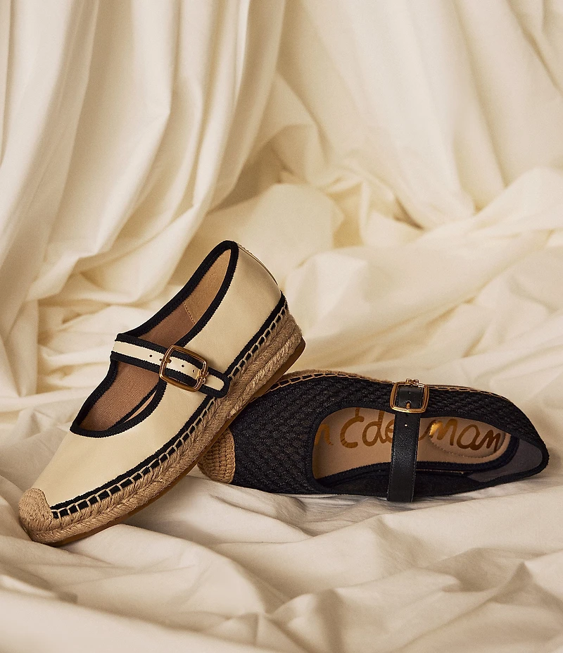 Sam Edelman Mackie Mesh Mary Jane Espadrille Flats