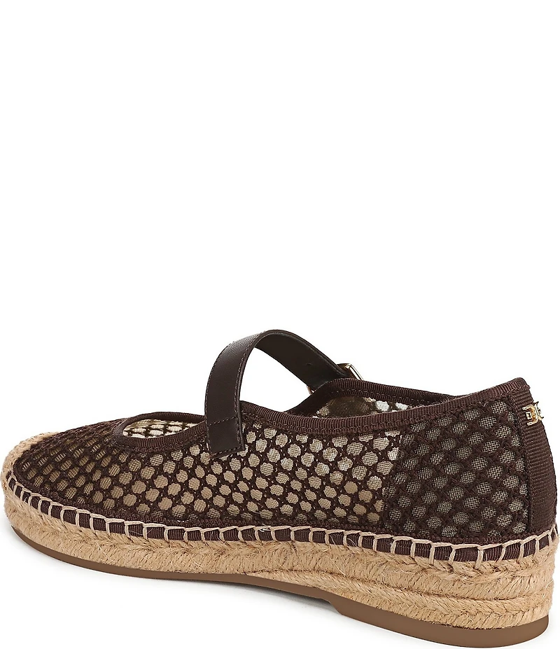 Sam Edelman Mackie Mesh Mary Jane Espadrille Flats